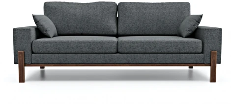 Диван Arsko прямой Хангель рогожка графитовая