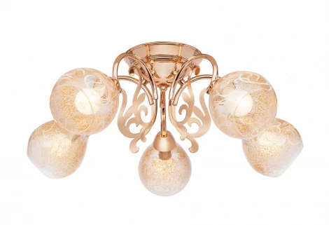 Потолочная люстра Silver Light Scroll 130.58.5