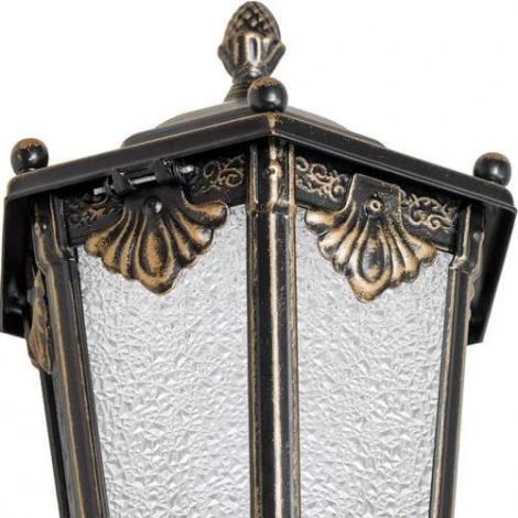 Настенный фонарь уличный Кузнечное дело Ретро 34-001-ЧЗ (220V, ковка, под старину, IP54)