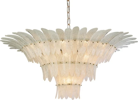 Подвесная люстра Newport 8800 8821/C gold white (220V, на цепи)