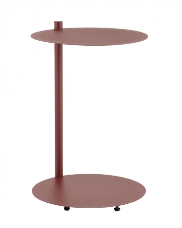 Журнальный столик Stool Group Siara металл бордовый УТ000041889