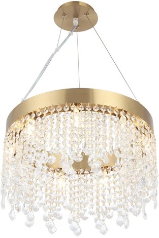 Подвесная люстра Crystal Lux AQUA SP9 (220V, на тросе, круглые)