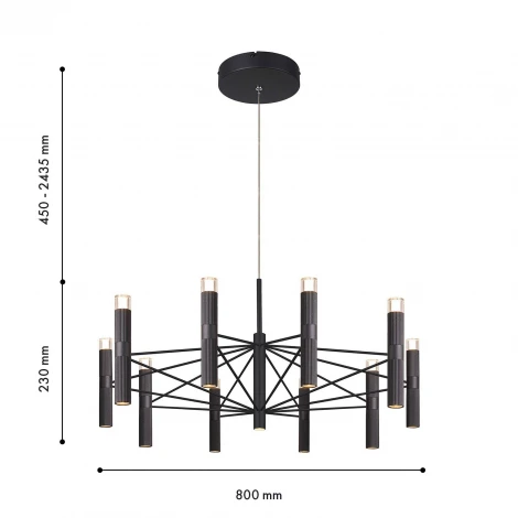 Подвесная люстра Favourite Blick 4758-10P