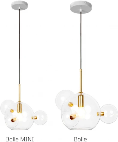 Подвесной светильник Loft It Bolle 2027-P4 mini (220V, на проводе, шар, молекулы)