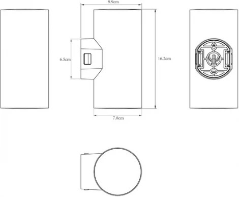 Архитектурная подсветка Arte Lamp Alcyone A6109AL-2BK (LED, 220V, круглые, IP65)