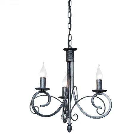 Подвесная люстра Vitaluce V1480/3 (220V, ковка, на цепи, свеча)