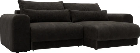 Диван угловой Лига-056 НПБ угол универсальный Лига Диванов (Велюр) арт.129162