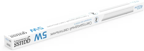 Светильник с кнопкой Gauss TL Elementary TL002 линейный 5W 400lm 6500K LED (220V, выключатель)