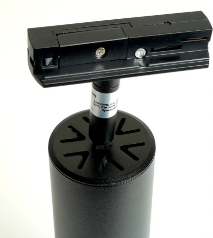 Светильник трековый однофазный Feron AL194 48541 GU10, черный (220V, круглые)