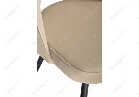 Стул Woodville на металлокаркасе Сандвикен velutto 05 / черный 462399