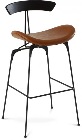 Барный стул Stem ОГОГО Обстановочка! (Экокожа/Коричневый,Черный) арт.930818