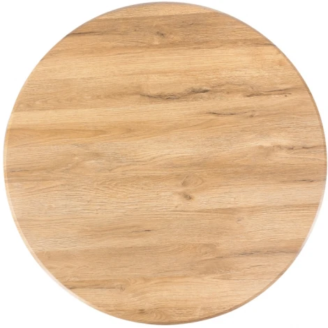 Деревянный стол Notta Абилин 90х76 дуб вотан / черный матовый 507213