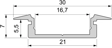Профиль для светодиодной ленты ET-01-15 975063 Deko-Light