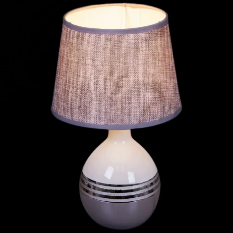 Интерьерная настольная лампа Reluce 01934-0.7-01 WH GY SL