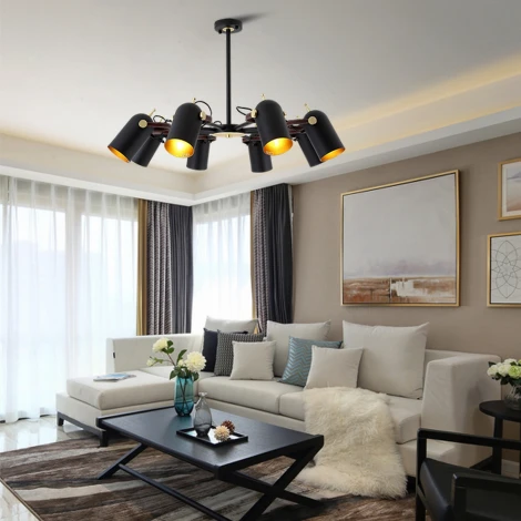 Потолочная люстра на штанге E27 Lu Carte Dana LC-11-1210