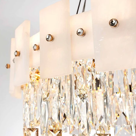 Подвесная люстра светодиодная с регулировкой цветовой температуры Modelux MODELUX ML.6980.600P GD