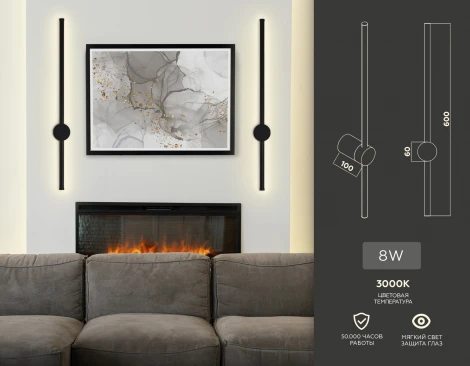 Настенный светодиодный светильник Line FL5202 Ambrella