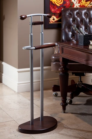 Вешалка костюмная ГАЛАНТ 333 металлик/темно-коричневый Mebelik арт.001110