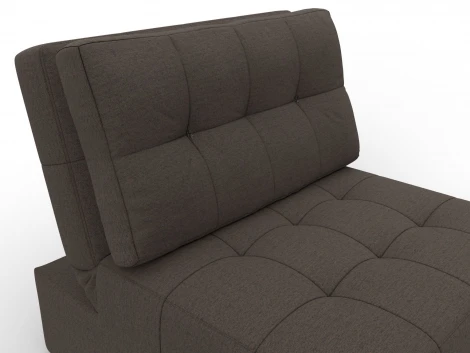 Кресло-кровать Лига-107 (80) (ЛДСП,Брус,Фанера,Рогожка/Коричневый) Лига Диванов 134891