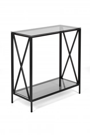 Консольный стол AllConsoles 1033-CB grey черный муар