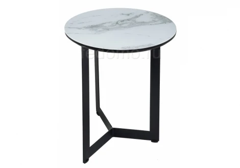 Журнальный столик Woodville Роб D-450 белый мрамор 462093