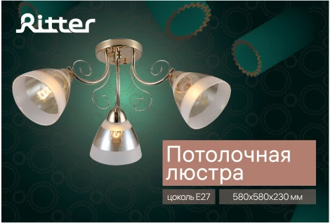 Потолочная люстра Ritter Modena 52545 5