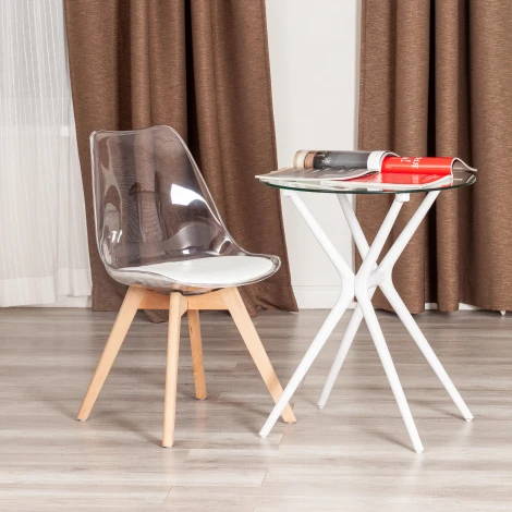 Стул TULIP (mod. 73-1) / 2 шт. в упаковке Tetchair (Дерево,Пластик,Экокожа/) арт.24369