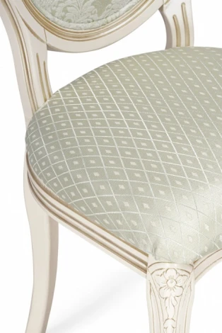 Стул деревянный Woodville Инои ткань soprano pearl / ромб / бежевое золото арт.615244