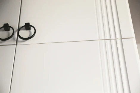 Ева Антресоль двухдверная116.01 Mebelson (ЛДСП/Светлое дерево,Белый) арт.UL.116-M.104.01.3101