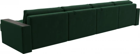 Диван П-образный с декором Лига-049 НПБ Лонг Лига Диванов (Велюр) арт.128559