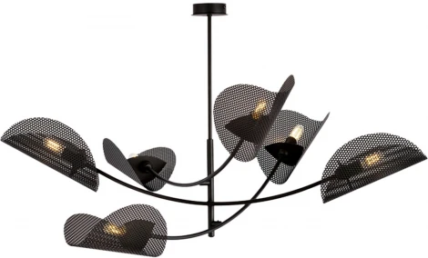 Потолочная люстра на штанге Imex MD.8378-6-P-BK