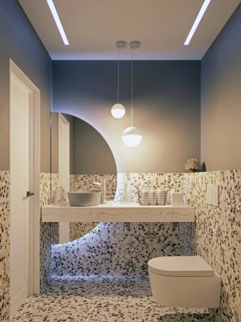 Трековый светильник светодиодный LGD-EMISFERO-TRACK-HANG-4TR-R150-11W Warm3000 (WH, 170 deg, 230V) (Arlight, IP20 Металл, 3 года) 035936