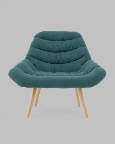 Кресло Олби Страйпс тёмно-бирюзовый Stool Group арт.УТ000040102