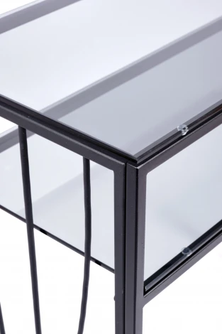 Консольный стол AllConsoles 1123-CB grey черный муар