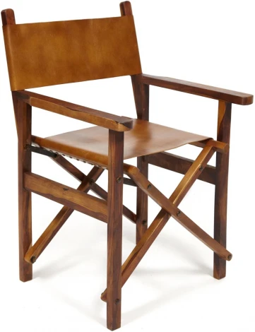 Кресло Secret De Maison CINEMA ( mod. 2140) античный светлый, орех (Дерево/кожа буйвола)