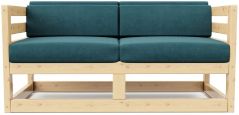 Диван Arsko Магнус М сосна велюр голубой