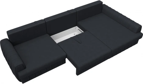 Диван угловой Лига-057 НПБ Лонг угол правый Лига Диванов (Замша) арт.129311