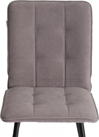 Стул обеденный Bari Tetchair (Флок/Серый,Черный) арт.24802