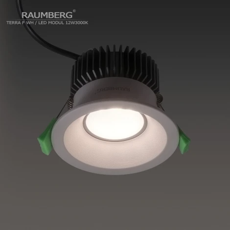Встраиваемый светильник Raumberg Terra F TerraF\Wh\12W3000K White Led 12w 3000K
