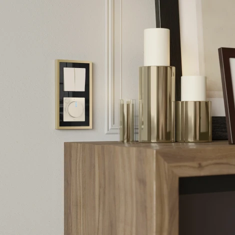 Выключатель двухклавишный (айвори матовый) Werkel W1120062 (a059280)