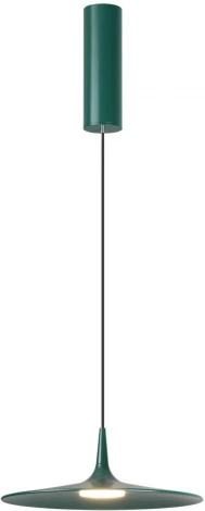 Подвесной светильник Odeon Light Sombra 7037/12L темно-зеленый/металл/акрил LED 12W 3000K 220V (на проводе, круглые)