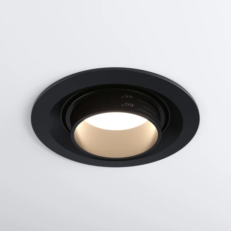 Встраиваемый точечный светильник Elektrostandard 9919 LED 10W 4200K черный (220V, круглые)