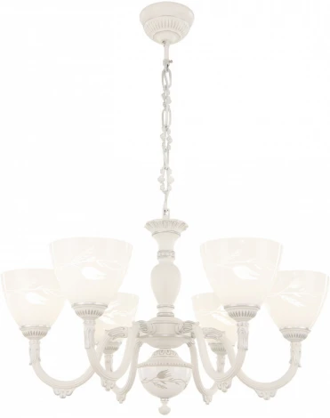 Подвесная люстра Arte Milano AM343837 347837/6 WT+SL (220V, на цепи)