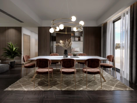 Подвесная люстра Maytoni Balance MOD317PL-06G (220V, на тросе, шарики, кольцо)