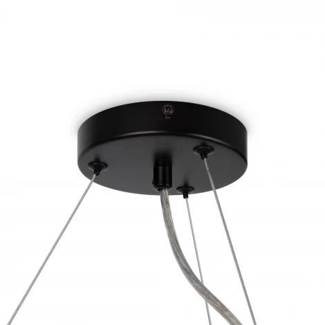 Подвесной светильник Maytoni Dallas MOD545PL-25B (220V, на тросе, шарики, кольцо, молекулы)