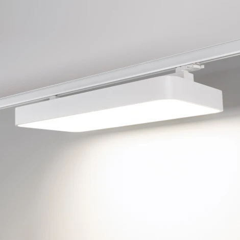 Трековый светильник светодиодный LGD-AFINA-4TR-S600x300-50W White6000 (WH, 110 deg, 230V) (Arlight, IP20 Металл, 5 лет) 035493
