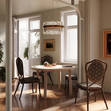 Подвесная люстра Freya Chalice FR10008PL-L46G (LED, 220V, на тросе, круглые)