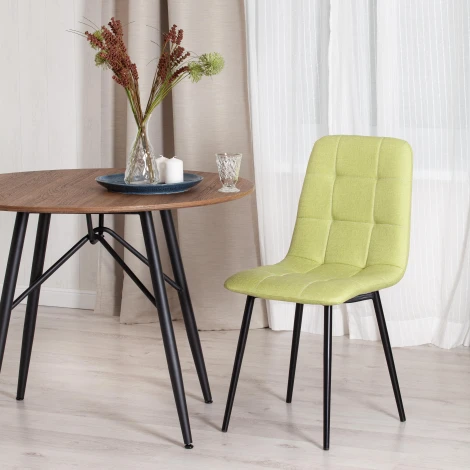 Стул CHILLY MAX / 1 шт. в упаковке (Ткань,Металл /Фисташковый,Черный)