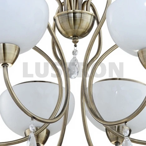 Потолочная люстра IDLamp 856 856/6PF-Oldbronze