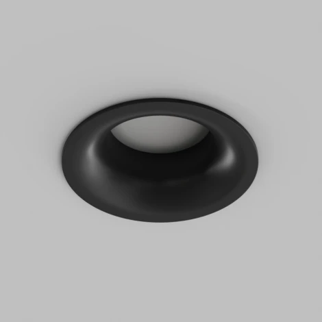 Точечный встраиваемый влагозащищенный светильник круглый IP65 Denkirs Kibek DK3124-BK